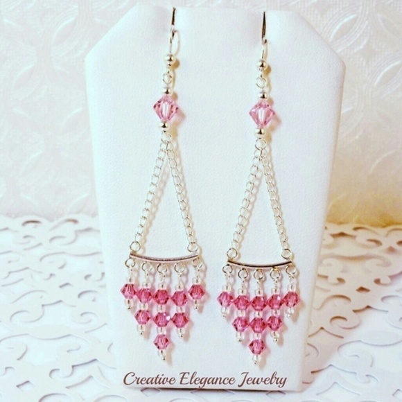 Jewelry - Sterling Silver Swarovski Elements Earrings